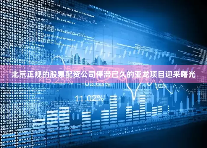 北京正规的股票配资公司停滞已久的亚龙项目迎来曙光