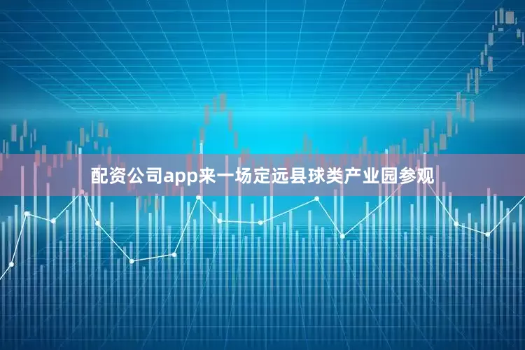 配资公司app来一场定远县球类产业园参观